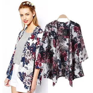 Заводская цена новинка 2019 модная женская винтажная шифоновая блузка с цветочным