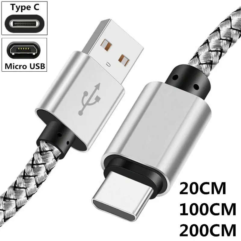 Кабель зарядного устройства микро usb для ZTE Axon 9 pro 7 mini Blade X3 S6 L3 Type C дата провод Nubia X