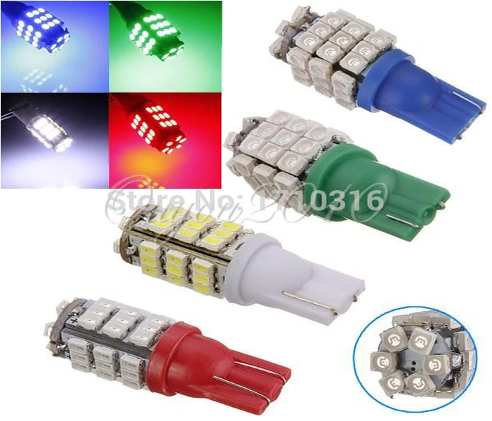 4 шт. T10 42SMD 1206 маленький светодиодный Автомобильный свет W5W автомобильный