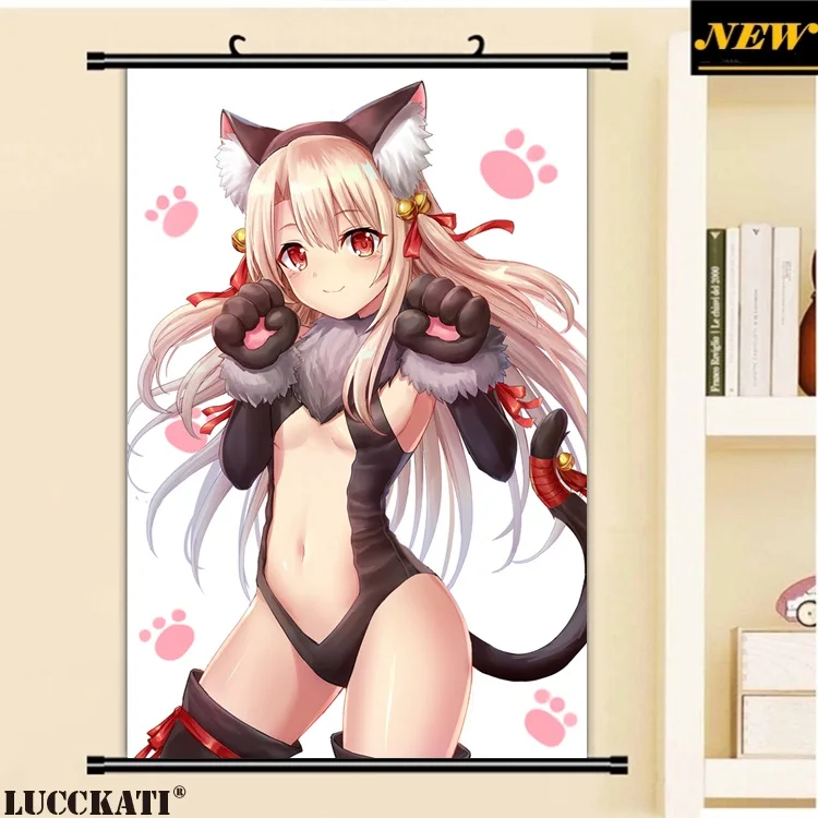 40X60 см судьба калейд лайнер prisma illya Судьба Ночь лоли cameltoe мультфильм аниме стены картину прокрутки холст живопись плакат
