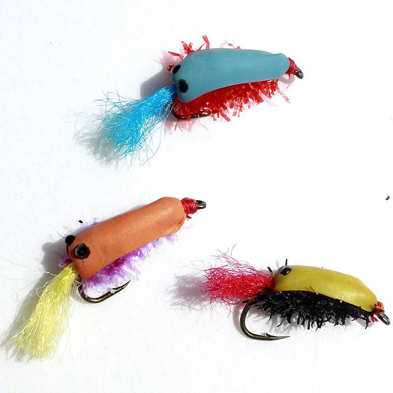 Акция KKWEZVA 12 шт. рыболовные крючки для ловли нахлыстом в стиле бабочки лосося мух