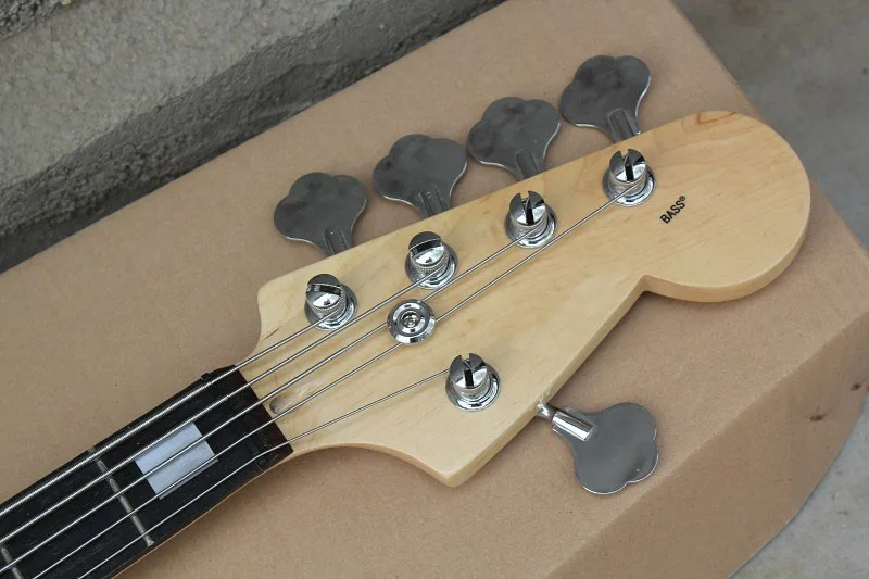 Бесплатная доставка наивысшего качества Заводская Новый F Sunburst бас-гитара 5
