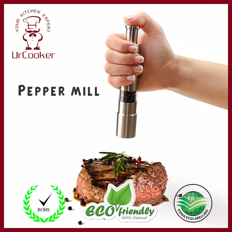 1 шт. мельница для перца портативная из нержавеющей стали кухонный инструмент