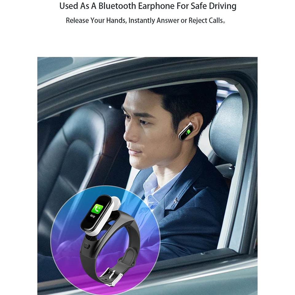 Умный браслет с монитором сердечного ритма talkband беспроводной Bluetooth гарнитура для звонков huawei samsung iSO phone PK b5