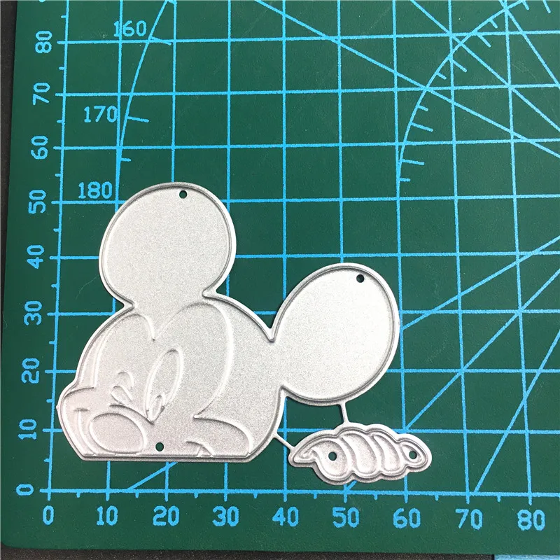 1 шт. вырубной штамп love Minnie Mickey+ 1 шт. трафарет carft Tag для поделок, бумажная карточка для скрапбукинга, декоративное тиснение, вырубка