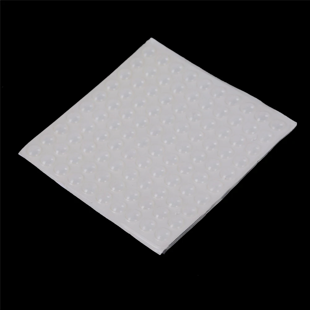 

100pcs 8 x 2.5 mm Self-adhesive Feet Pads Self Adhesive Rubber Feet Pad Silicone Transparent Bumpers Door Buffer Pad