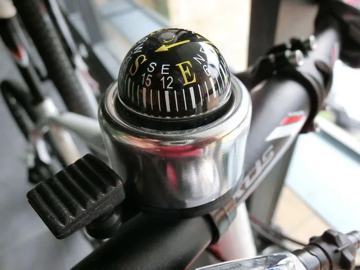 Велосипедный звонок для велосипеда с компасом сигнал MTB до велосипед аварийный сигнал с креплением на руле кольцо с компасом Набат рог велосипед велосипеда аксессуары с колокольчиком