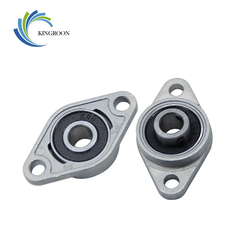 

2pcs Horizontal KFL08 Bearing Bracket For Trapezoidal T8 Lead Screw 3D Printers Parts Mounted Stand Part Stainless Steel Support