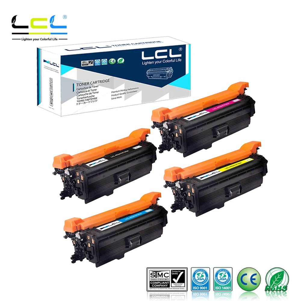 

Тонер-картридж LCL CF321A CF322A CF323A 652A 653A CF320A (4 упаковки), совместимый с HP Color LaserJet Enterprise