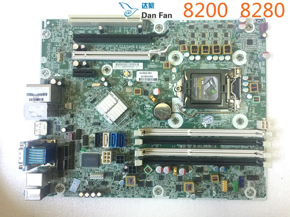 

611834-001 для HP Compaq 8200 8280 материнская плата для настольного компьютера 611793-002 611794-000 LGA1155 материнская плата 100% протестирована Полная работа