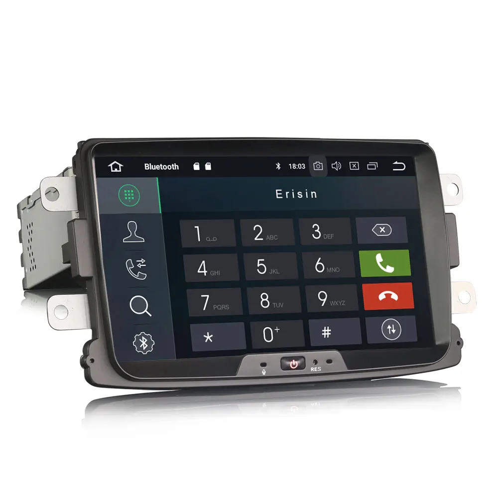 Erisin 4829 8 &quotAndroid 9 0 автомобильный мультимедийный плеер навигация GPS радиоприемник