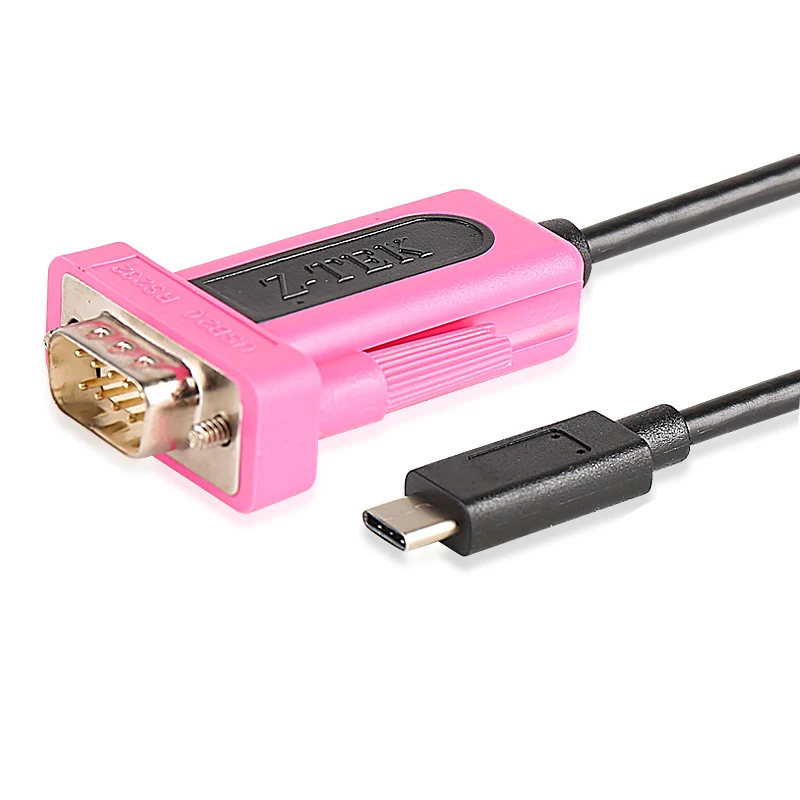 Новейший переходник с Type-C на последовательный кабель USB2.0 DB9 RS232 COM конвертер 20 см |