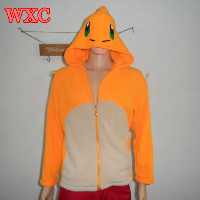 Фото Charmander толстовка с хвостом Женская куртка флисовая Umbreon костюмы для косплея аниме Charmander толстовка с хвостом Женская куртка флисовая Umbreon костюмы для косплея аниме
