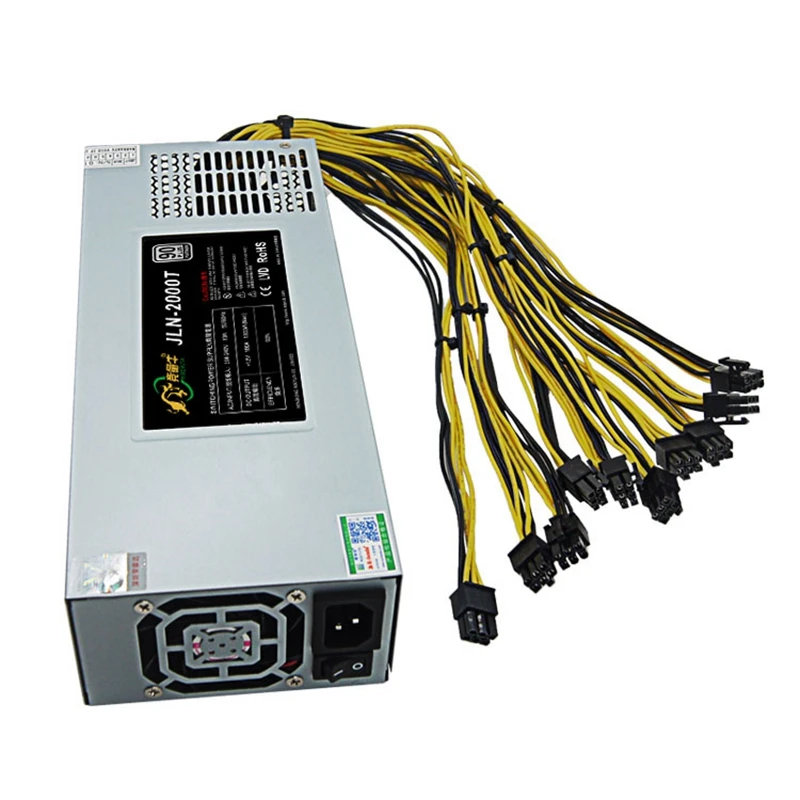 Asic antminer T9 S9 bitcoin Miner 1800W источник питания APW3+ S7 Активный блок питания 12V 150A максимальный выход для L3+ V9 A3 Baikal X10 Giant B