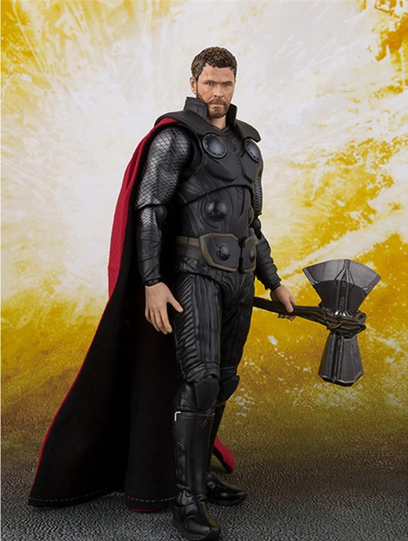 Мстители Бесконечность войны Тор фигурку ПВХ Новая коллекция Фигурки игрушки на Рождество T453|Игровые