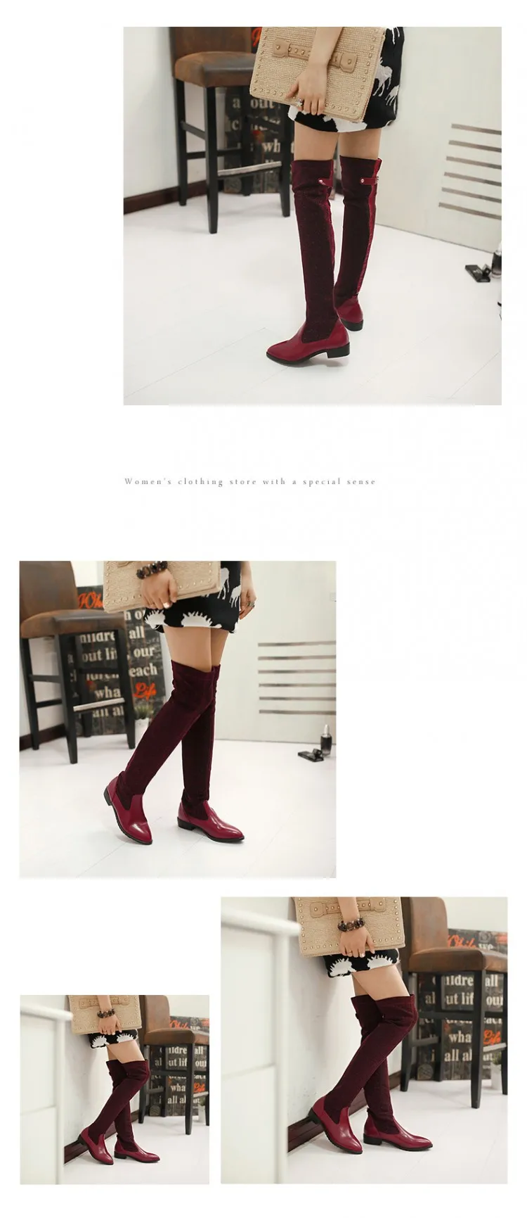Г. Botas Mujer, большой размер 34-43, фирменный дизайн, Лоскутные цвета, ботфорты выше колена на толстой подошве, на платформе, тонкие длинные, зима-осень, A98