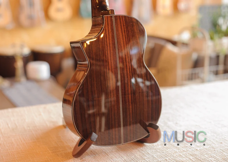 KAWENA KT-02CA full solid wood handmade ukulele with free bag tenor ukuleles | Спорт и развлечения