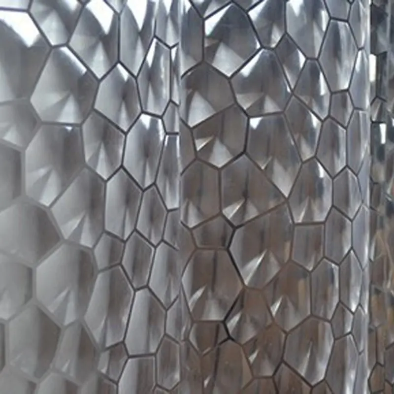 Прозрачная 3D занавеска для душа EVA Водный куб дизайнерская ванной