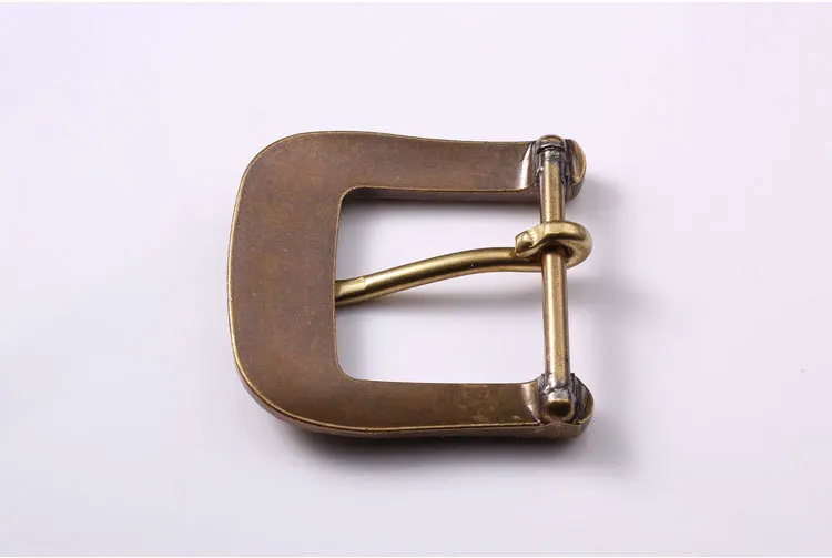 40 мм винтажная медная Пряжка в форме подковы из твердой латуни с драконом для