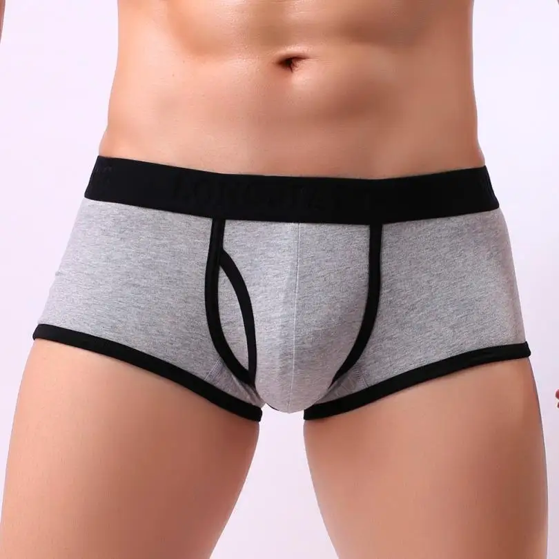 Мужские сексуальные мужские шорты bretheable хлопковые боксеры трусы homme **|Мужские