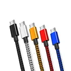 Короткийдлинный кабель Micro USB, зарядный кабель для Android, зарядный провод, шнур для Samsung Galaxy J2, J3, J5, J7 2018, A5, A7, A9 2016, S6, S7 Edge
