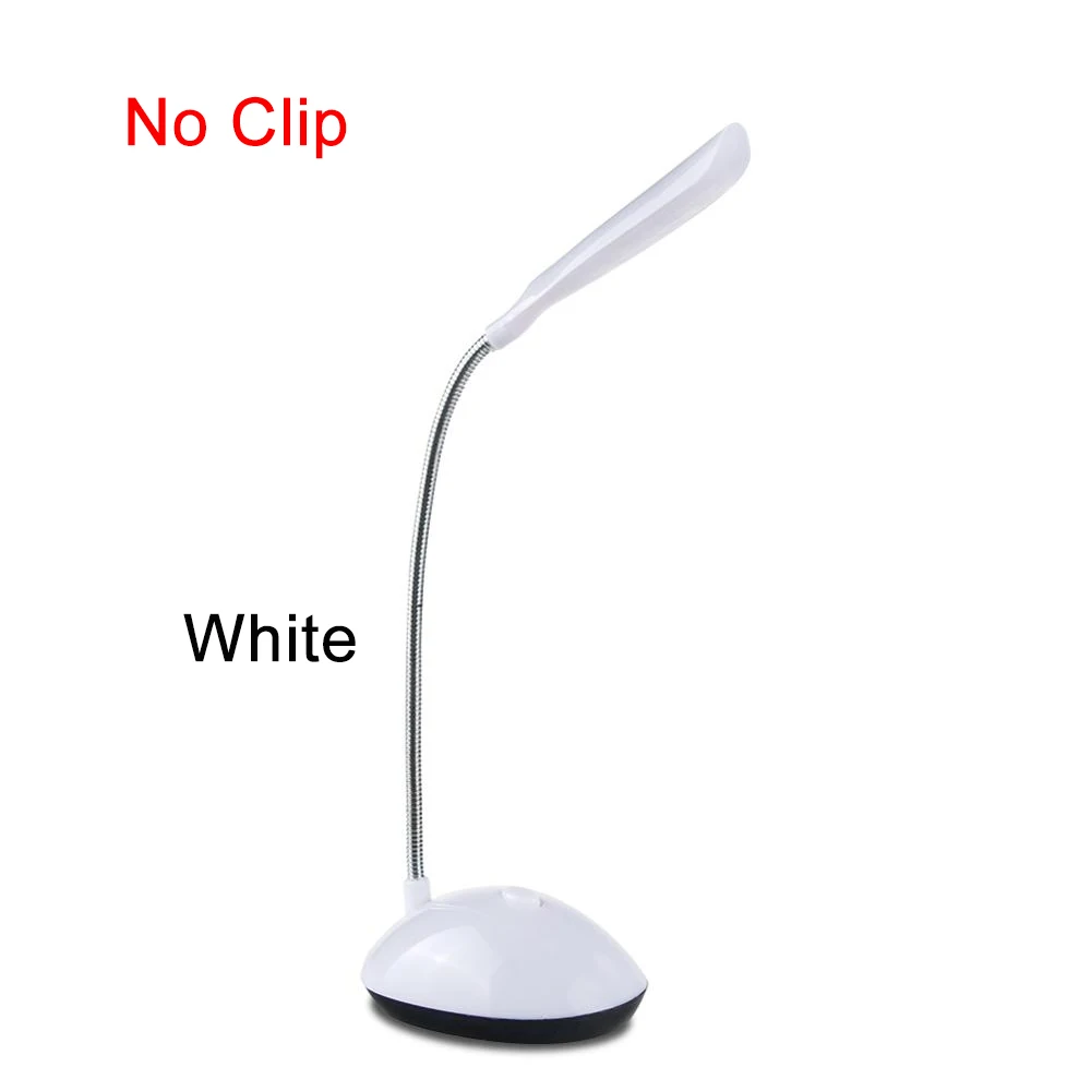 White No Clip EeeToo детский ночник, лампа для спальни, светодиодный светильник, настольная лампа с зажимом, защита для глаз, для чтения, для детей, ночник - Испускаемый цвет: White No Clip