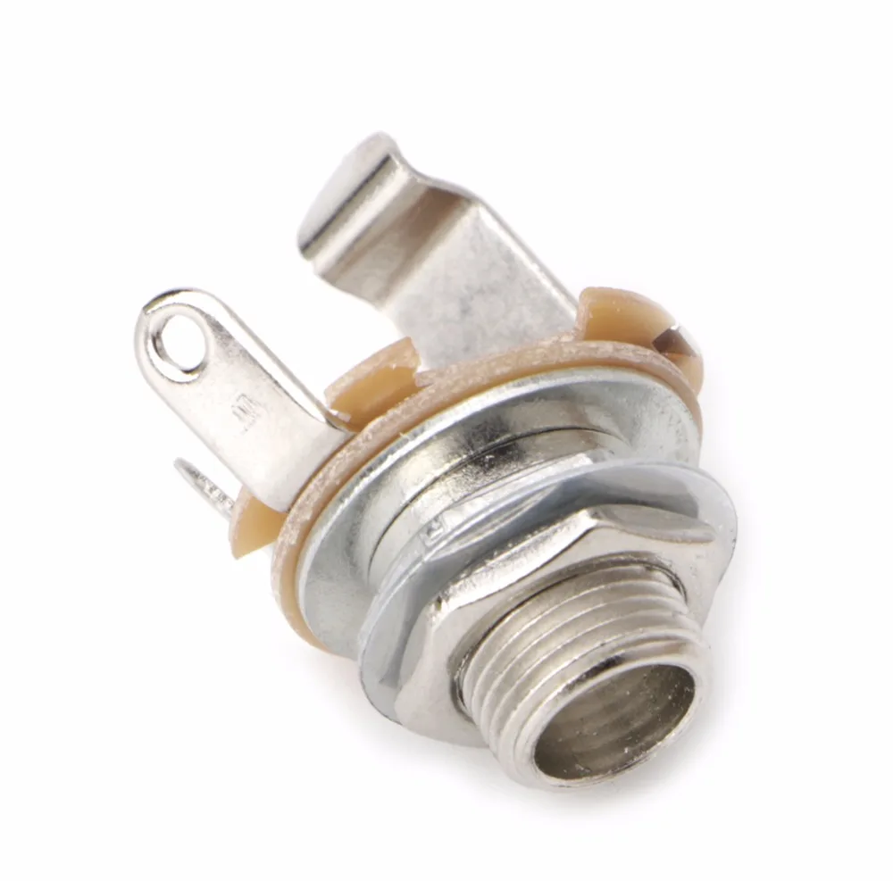 Новинка 1/4 &quotмоно гнездовой разъем для электрической гитары бас|for electric guitar|input