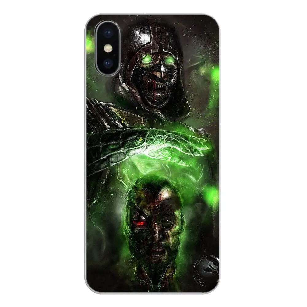Phone Case For Samsung Galaxy A5 A6 A7 A8 A9 J4 J5 J7 J8 2017 2018 Plus Prime Scorpion in Mortal Kombat X Mask Movie Logo Poster |
