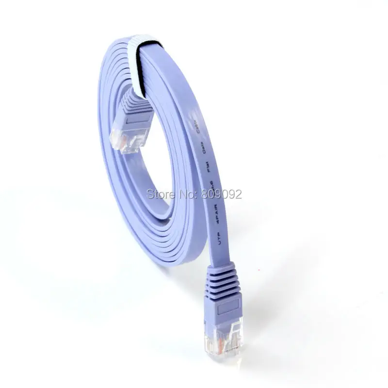 Высококачественный новый CAT6 RJ45 кабель плоский UTP 10/100/1000 Мбит/с Ethernet сетевой для