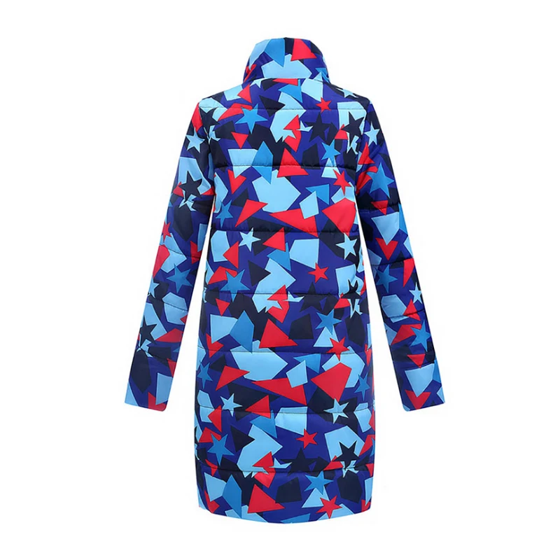 Женская длинная куртка пуховик Inverno Повседневная тонкая парка на весну и осень