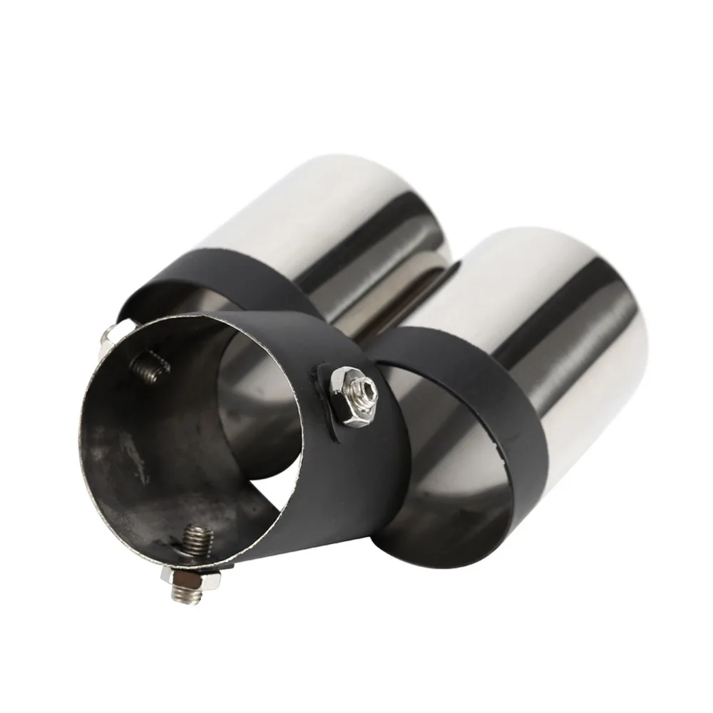 Универсальная автомобильная круглая горловина изогнутая выхлопная труба из