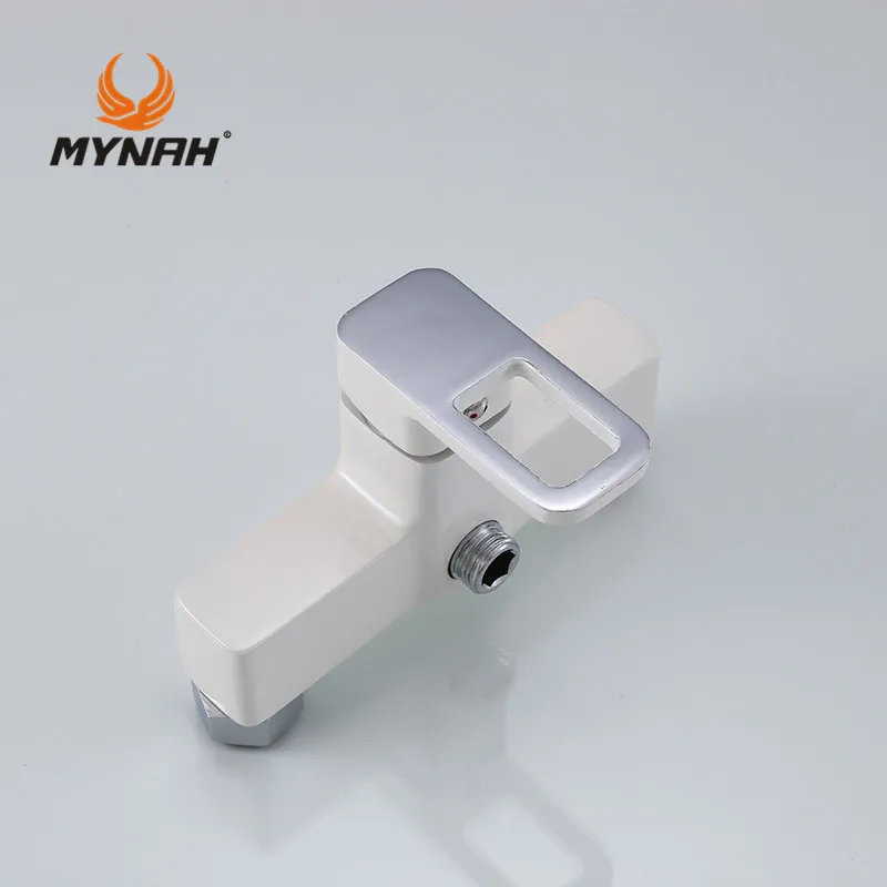 MYNAH Россия Бесплатная доставка смесители для душа ванной комнаты белая Ванна