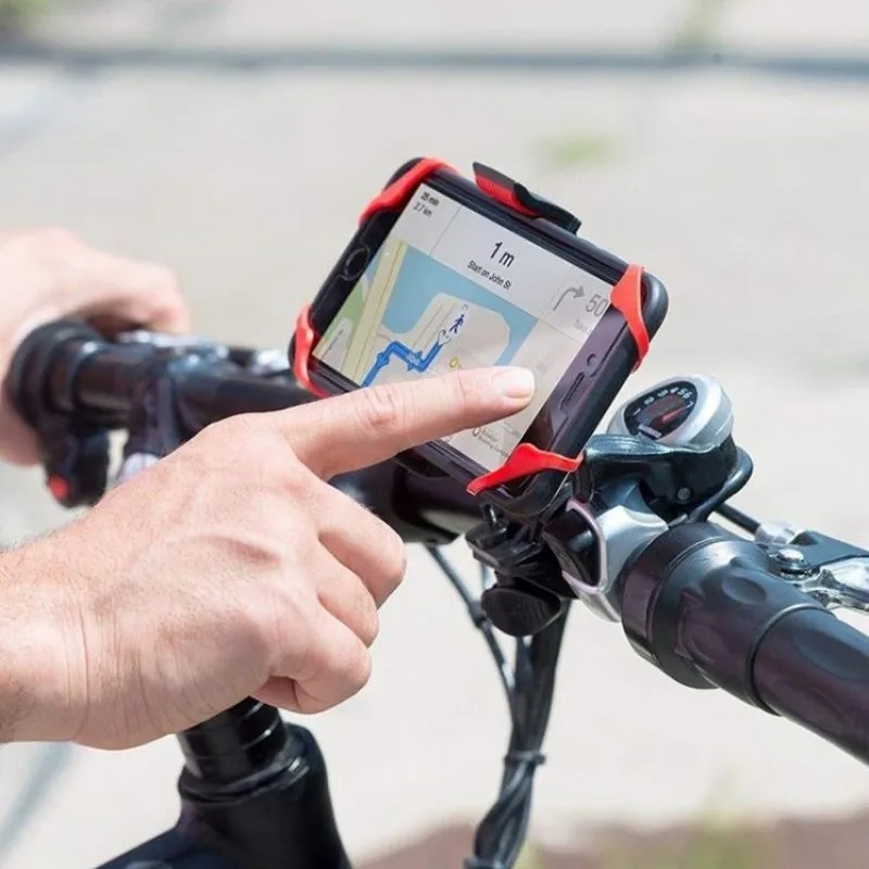 HKGK MTB велосипед мотоцикл руль крепление держатель телефона с силиконовой опорой