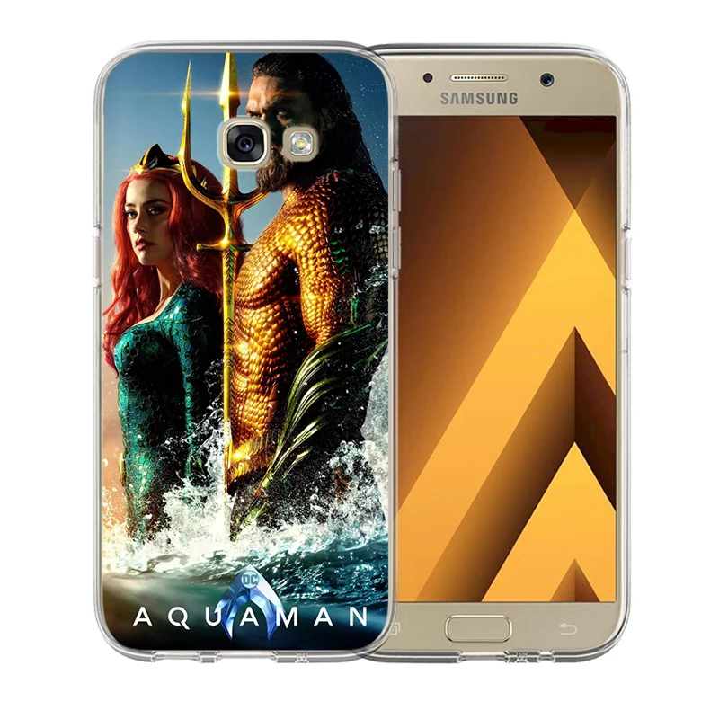 Чехол captain marvel aquaman для Samsung Galaxy S6 S7 S8 S9 Edge Plus A3 A5 A7 A8 2016 2017 2018 J3 J5 J7 2015 |