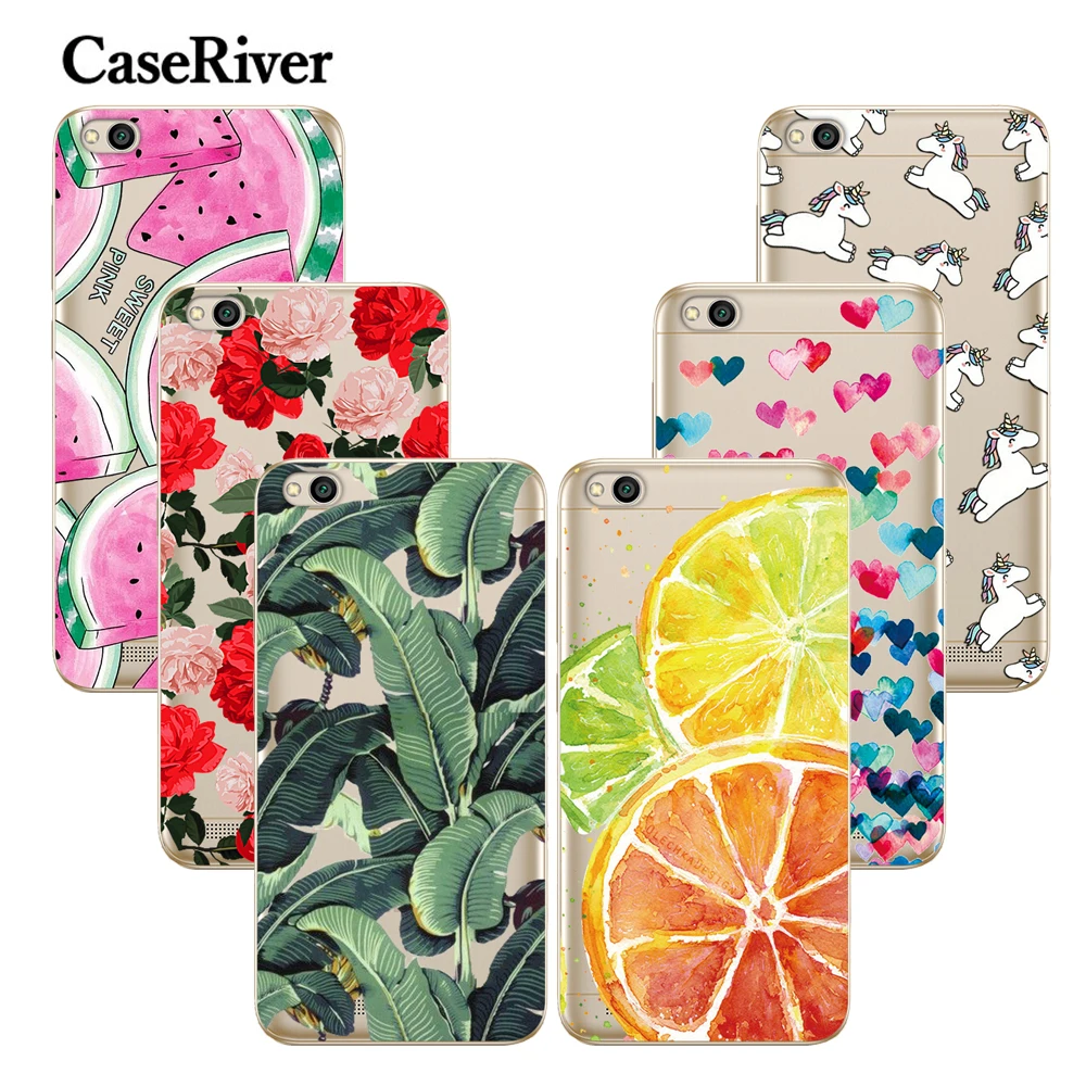 Чехол CaseRiver Redmi 5A мягкий силиконовый чехол из ТПУ для Защитные Чехлы с рисунком