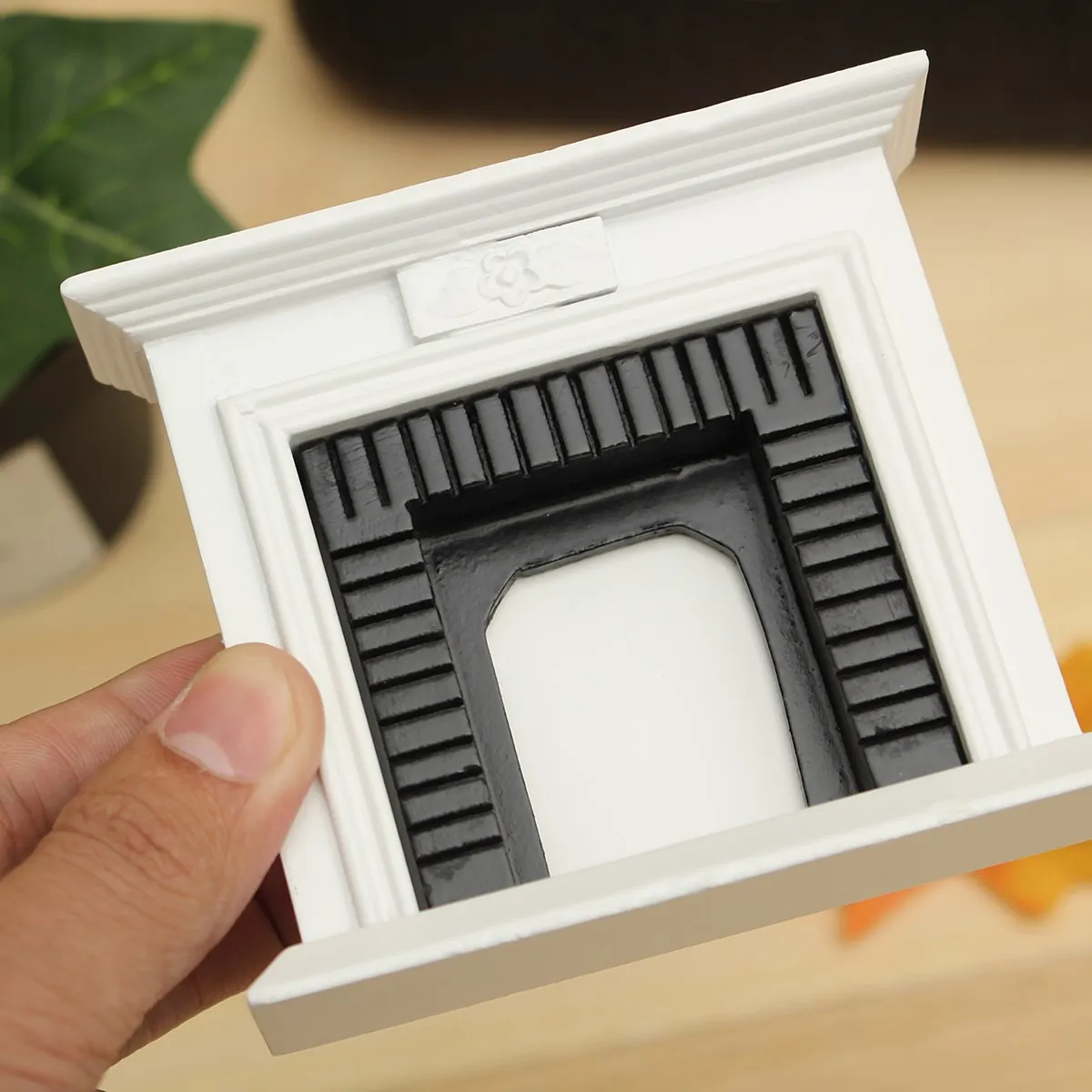 Масштаб 1/12 сделай сам миниатюрный Белый Камин ручной работы декор кукольного