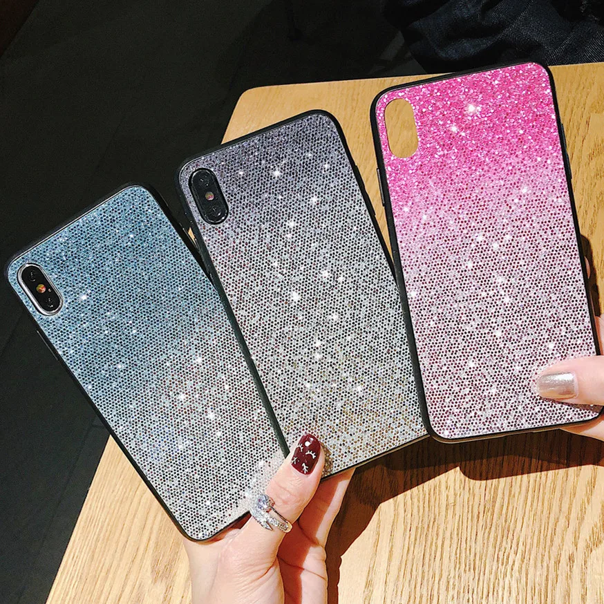 Роскошный градиентный блестящий чехол для Vivo V9 Y85 Y83 Y69 Y66 Y65 Y67 Y75 Y79 V5 V5s V7 X20 Plus X21 X23 Y93