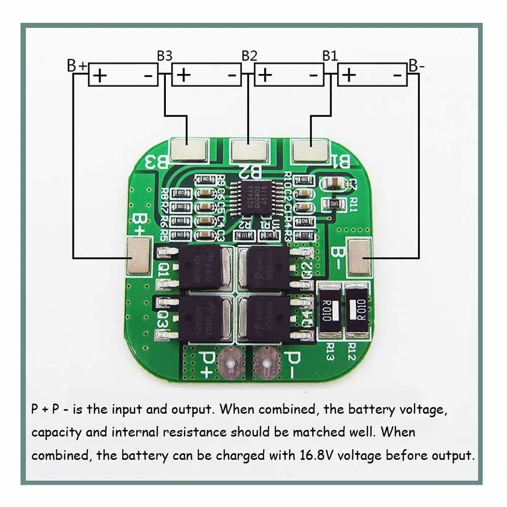 4s 14 8 v 16 20a пиковая литий ионная Bms Pcm плата защиты батареи для литиевых Licoo2 Limn2o4 18650
