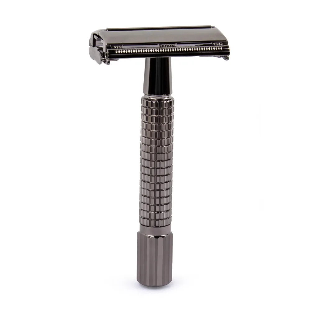 Бритва безопасная QSHAVE 8 7 см с короткой ручкой 5 лезвиями в подарок | Красота и