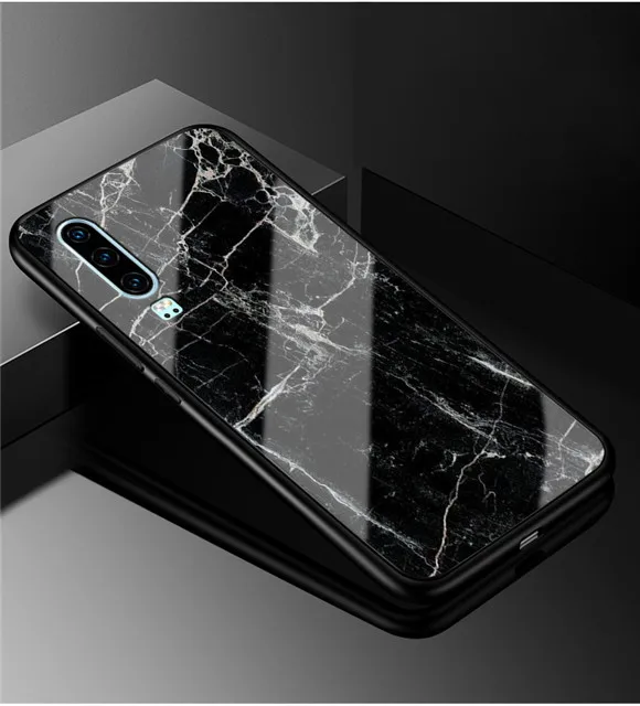 9 E для huawei P30 чехол P 30 стеклянный жесткий чехол для huawei P30 Pro Чехол P30Pro закаленный крутой модный для huawei P30 Lite P30Lite - Цвет: 9