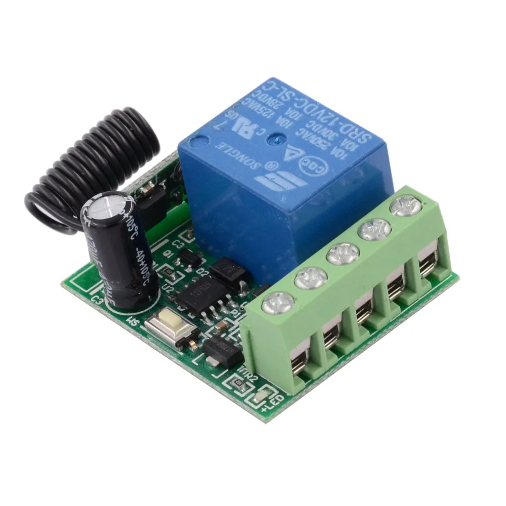 Door Access Openner Button Remote Switch DC 12V 1CH NO COM NC 10A Relay Contact Radio Switches Time Delay OFF 5S 10S 15S | Обустройство