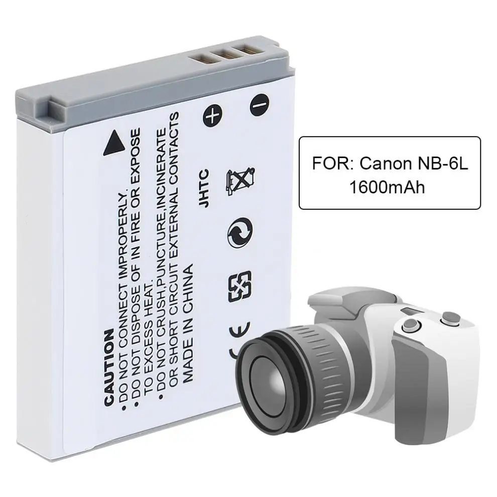 NB 6L 3 7 V 1600mAh литий ионная аккумуляторная батарея камеры подходит для Canon PowerShot S90