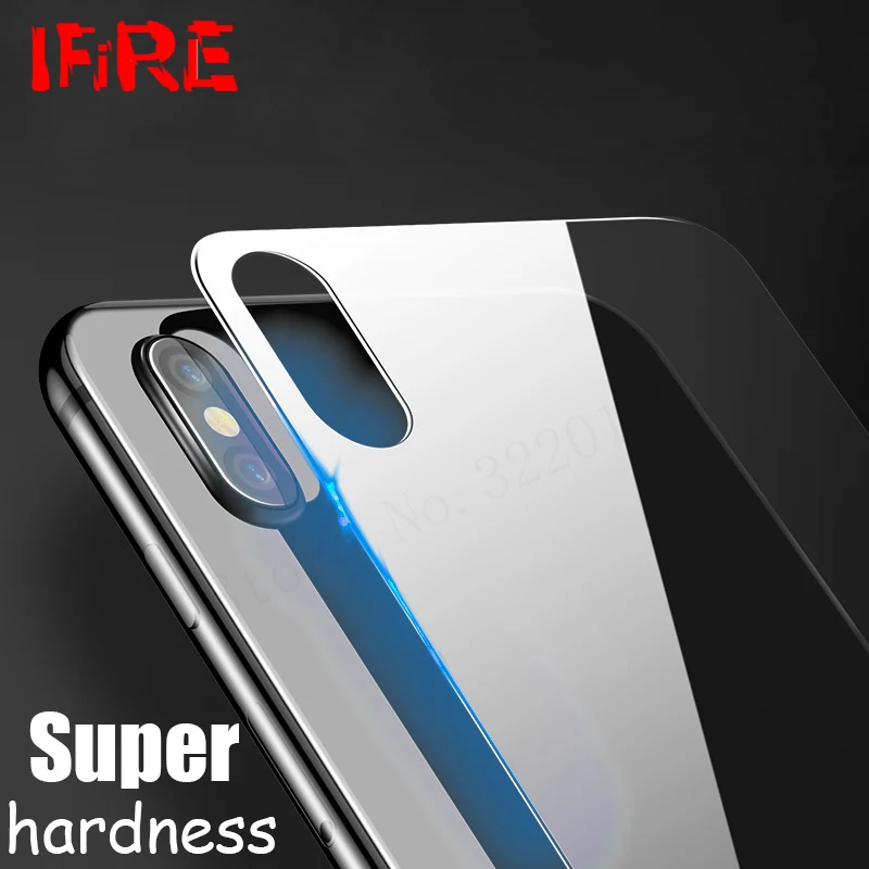 9H задняя защитная крышка для iPhone X закаленное стекло на задней панели 10 Защитная