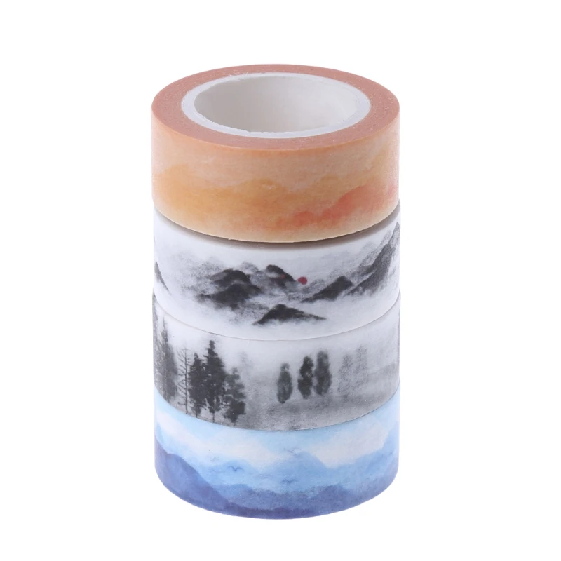 

Mountain Design 15mmx7M DIY Paper Sticky Adhesive Sticker Decorative Washi Tape