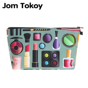 Косметичка Jom Tokoy с 3D принтом, модная брендовая косметичка для женщин