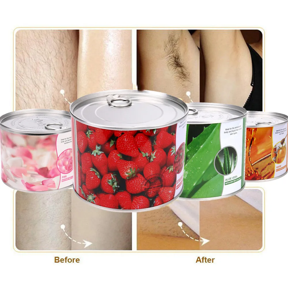 Новый 400g/can профессиональный мягкий теплый воск для депиляции Горячая защиты от