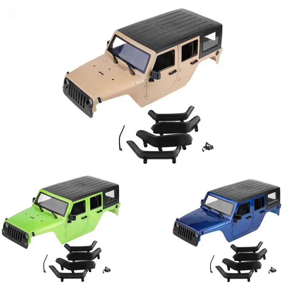 Корпус кузова автомобиля 313 мм для Jeep Wrangler SCX10 D90 D1/10 Kit 110 RC гусеничный автомобиль с