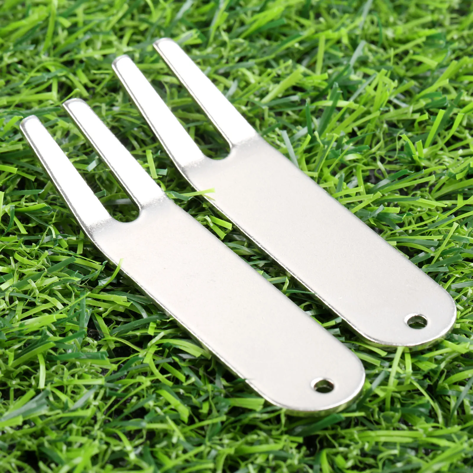 Цинковый сплав 2 шт. для гольфа Ремонт Инструменты игры в гольф зеленая вилка