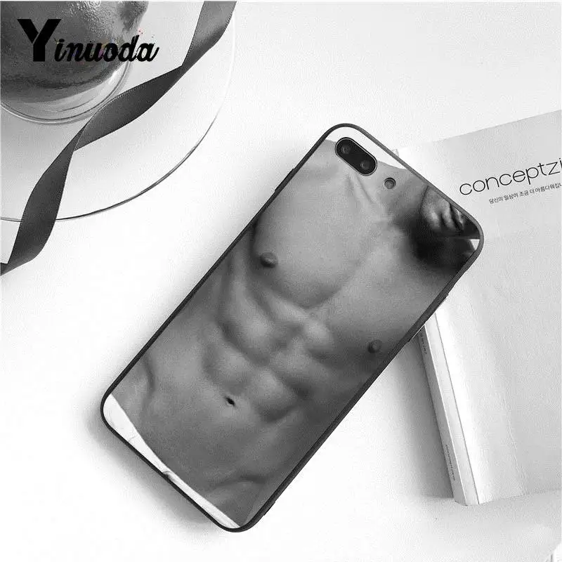 Yinuoda для iphone 7 6 X корпус мужской мышцы человек много цветов Роскошный чехол