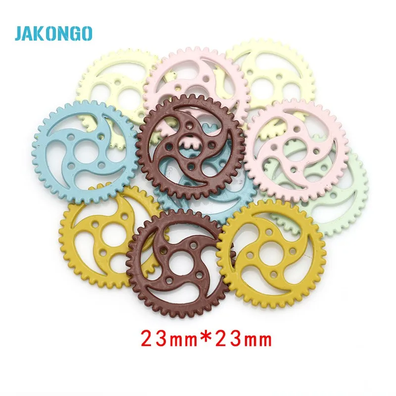 JAKONGO Смешанная живопись Punk Gear Charms для самостоятельного изготовления ювелирных